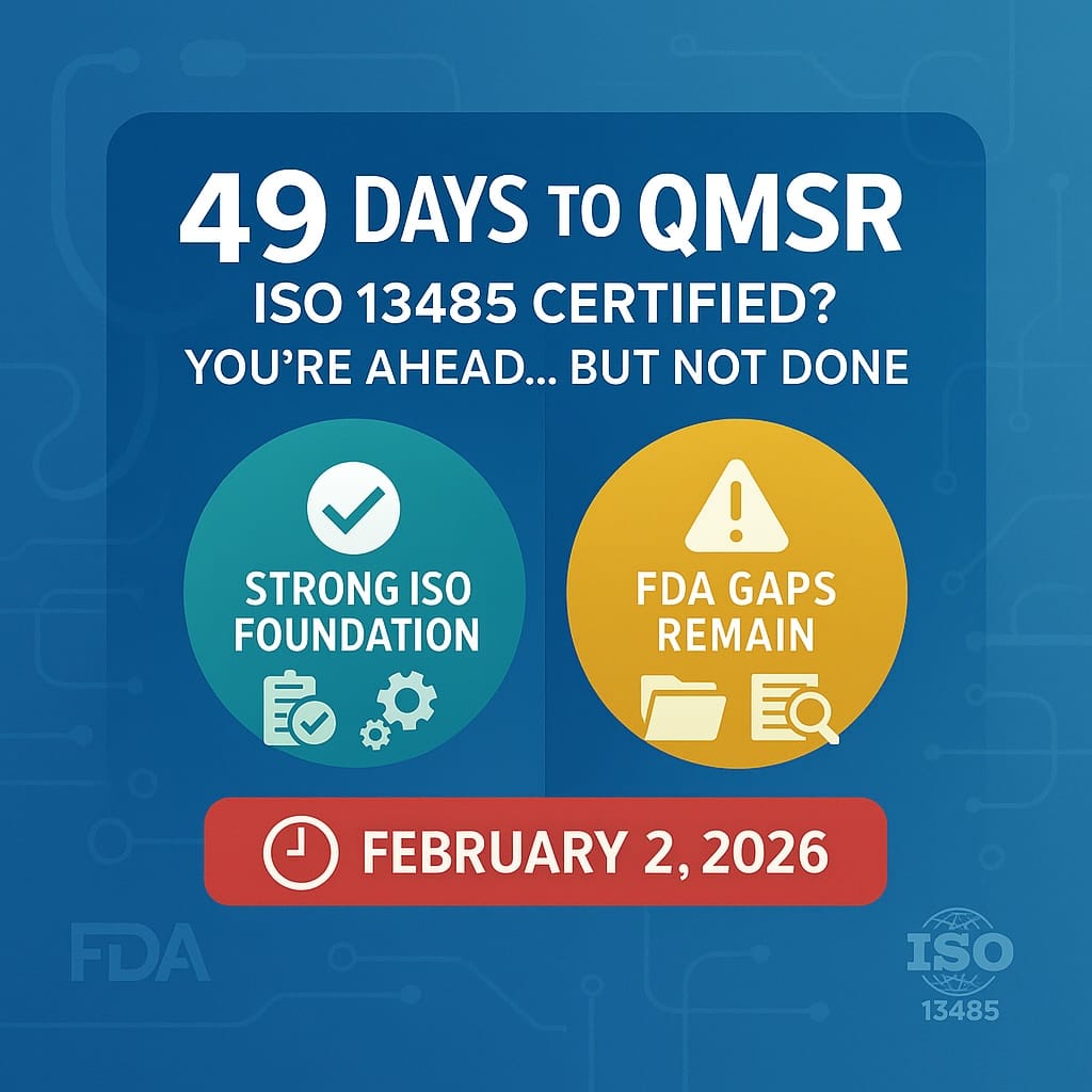 ISO 13485 and QMSR: What Your Certification Actually Means Now